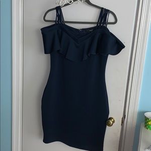 guess dress navy blue